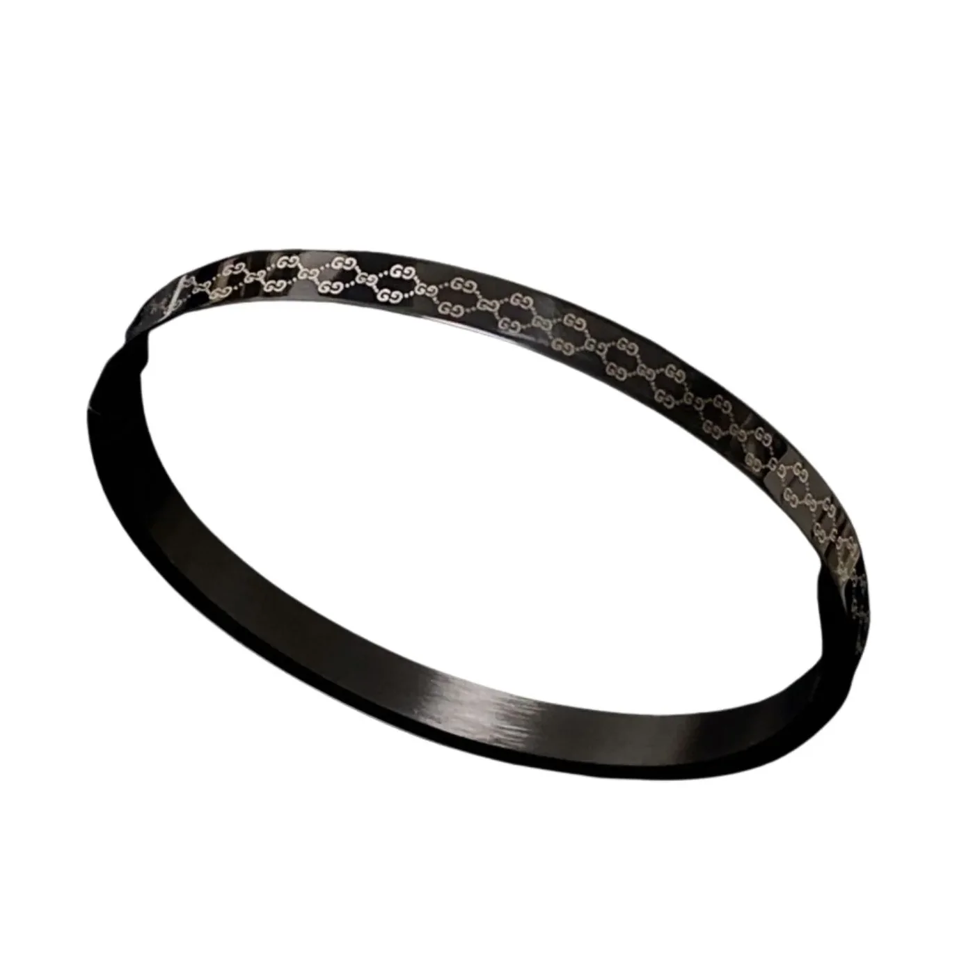 Gucci Double G Bracelet Black Gucci Double G Bracelet Black