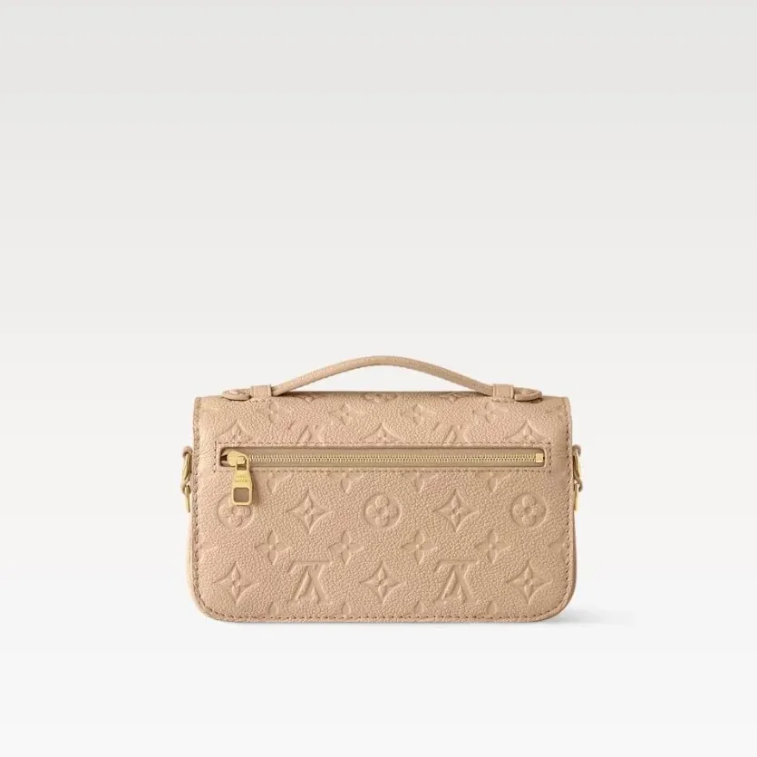 Louis Vuitton Pochette Metis East West Shoulder Bag in Sand Gold Hardware