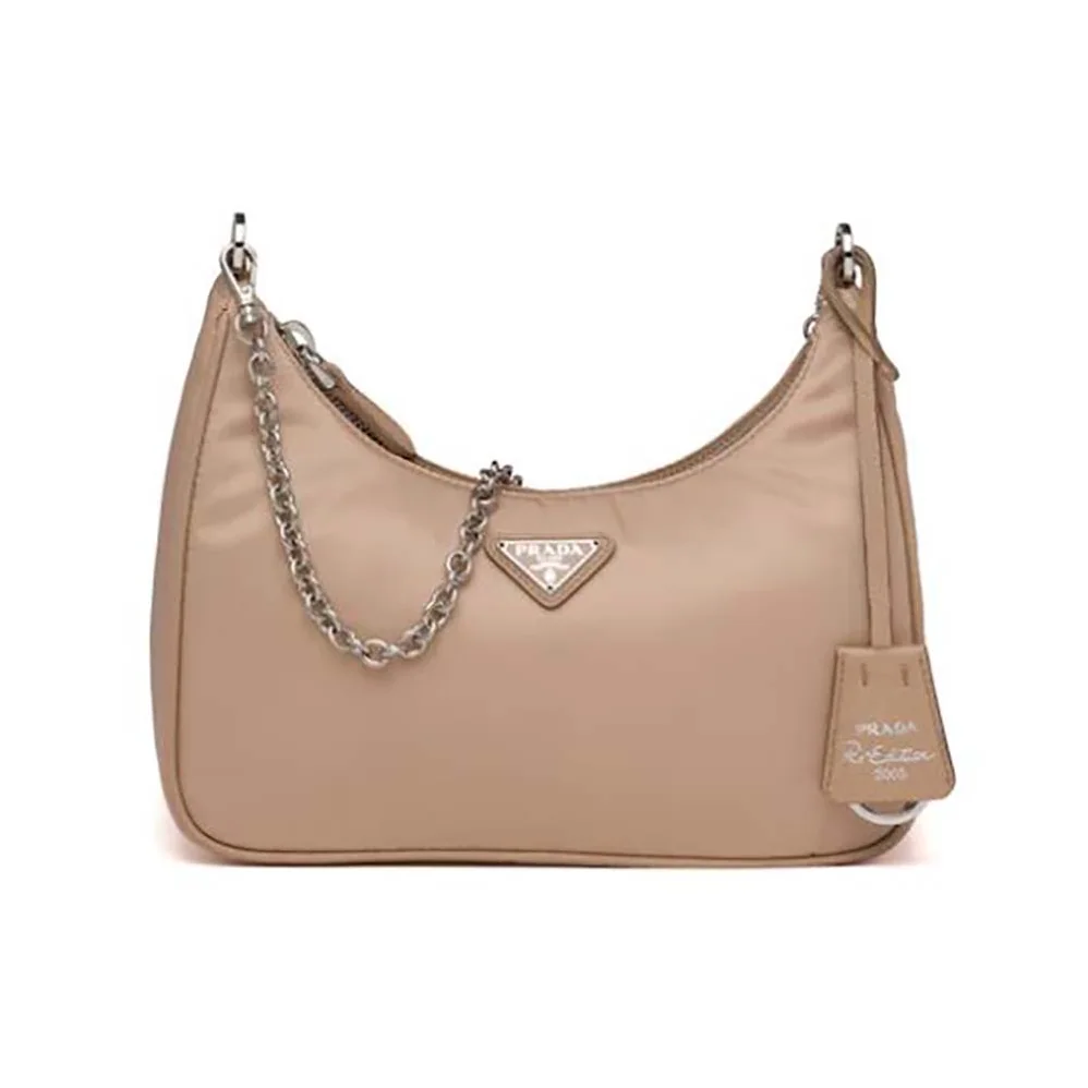Prada Prada Re-Edition 2005 Nylon Bag for Women in Pink Prada Prada Re-Edition 2005 Nylon Bag for Women in Pink