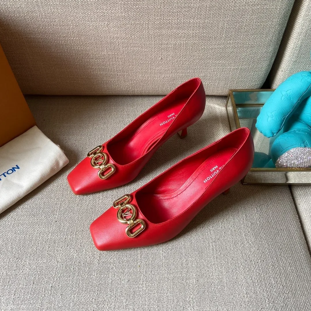 Louis Vuitton Rotary Pump Red for Women