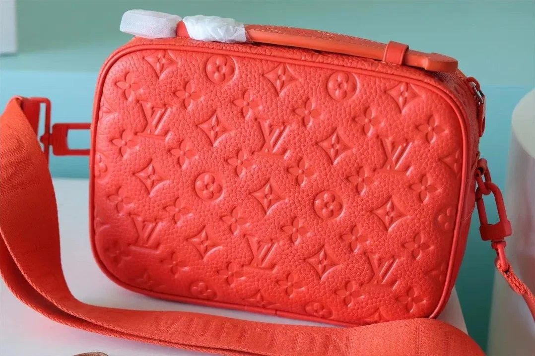 Louis Vuitton S Rock Messenger Taurillon Monogram Orange