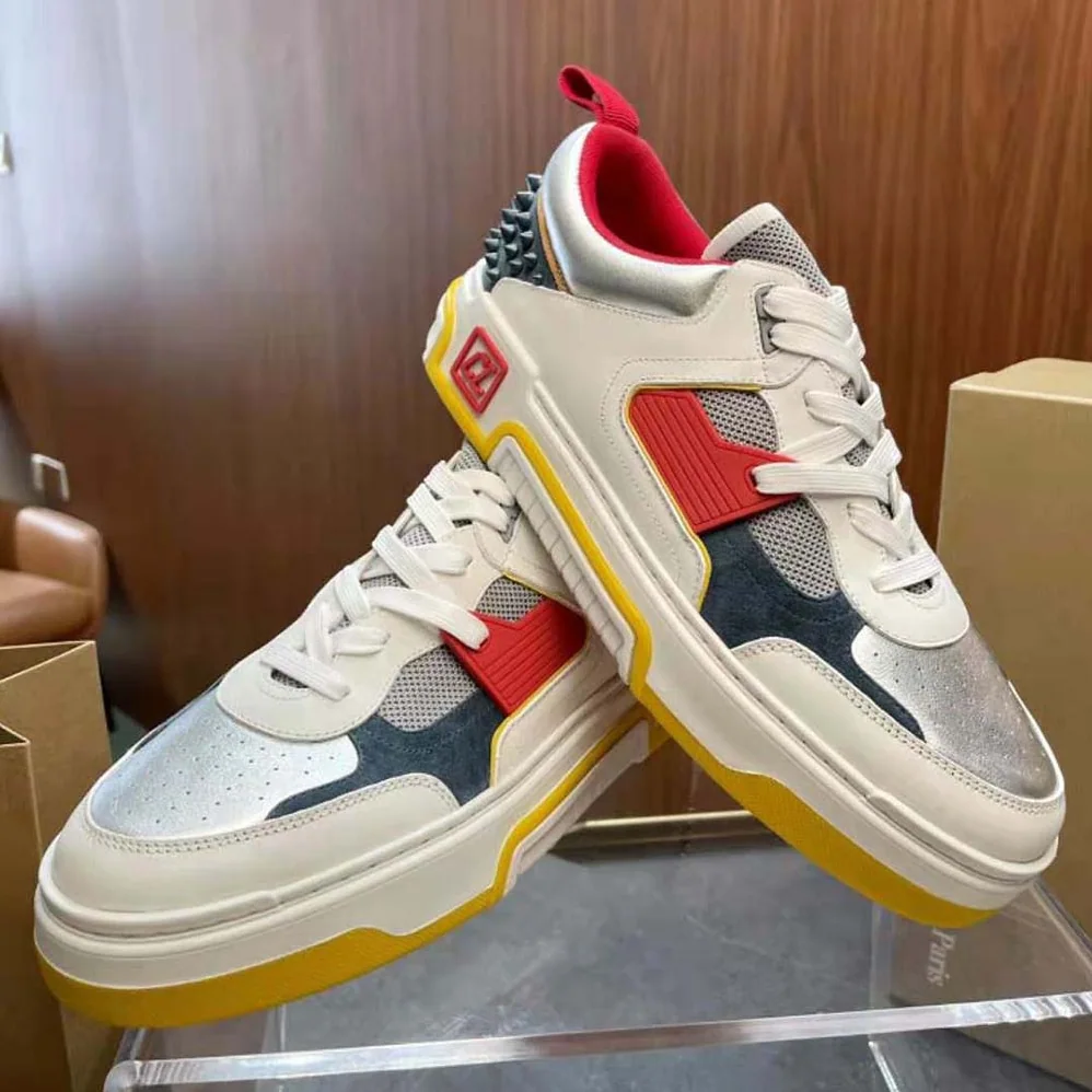 Christian Louboutin Astroloubi in Calf Leather for Unisex in Yellow Christian Louboutin Astroloubi in Calf Leather for Unisex in Yellow