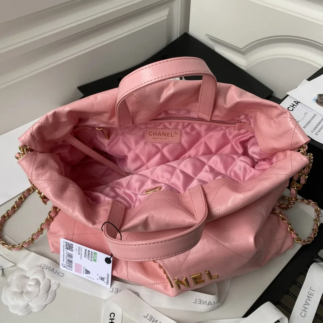 Chanel Large Backpack in Light Pink Gold Hardware Chanel Large Backpack in Light Pink Gold Hardware