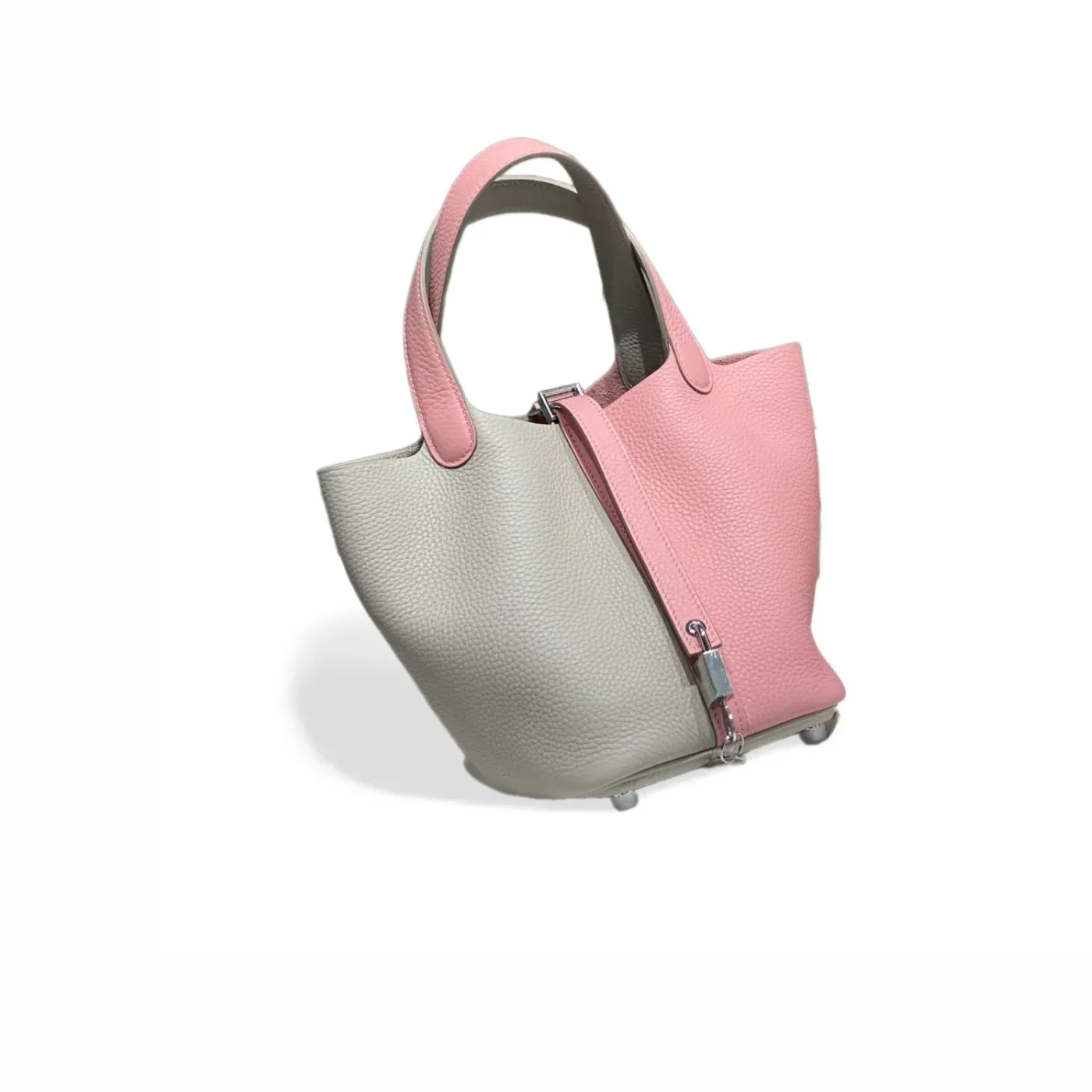 Hermes Picotin Lock 18 Bag Grey in Pink / Hermes Picotin Lock 18 Bag Grey in Pink /