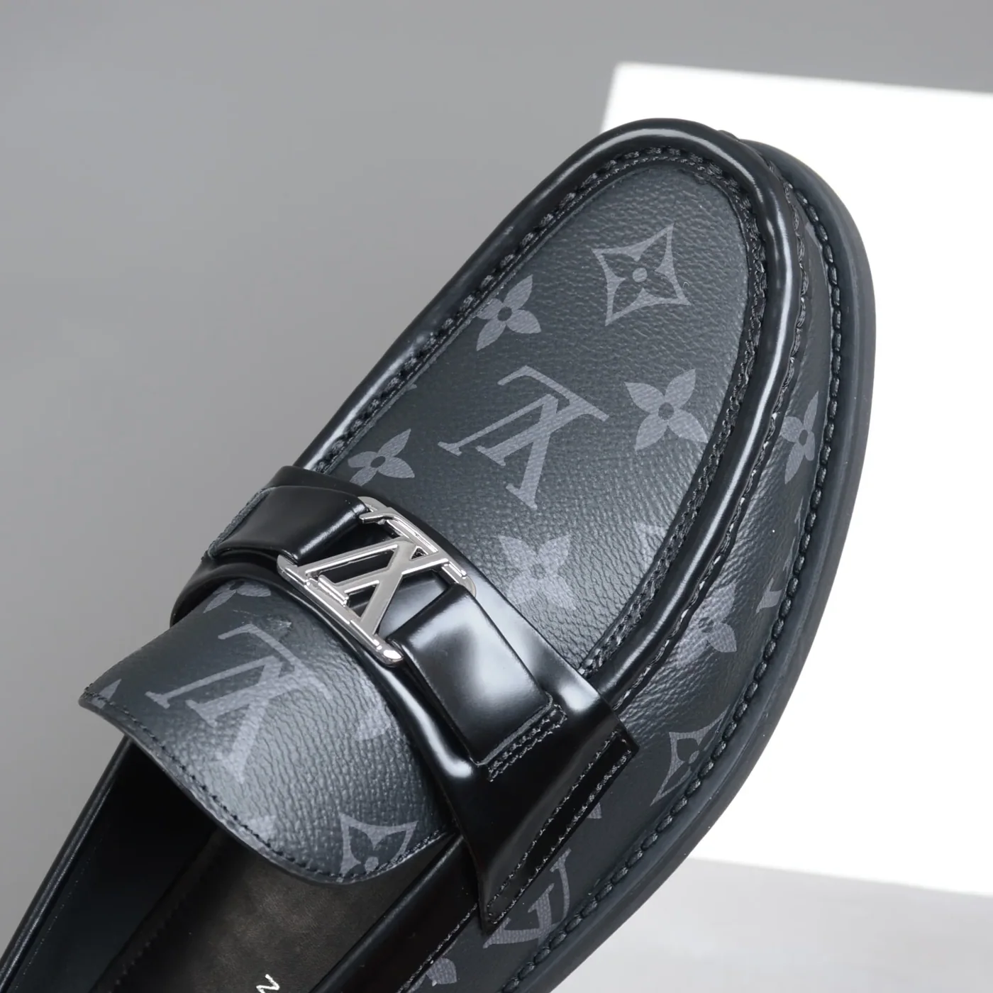 Louis Vuitton Monte Carlo Mocassin in Black Monogram Canvas Louis Vuitton Monte Carlo Mocassin in Black Monogram Canvas