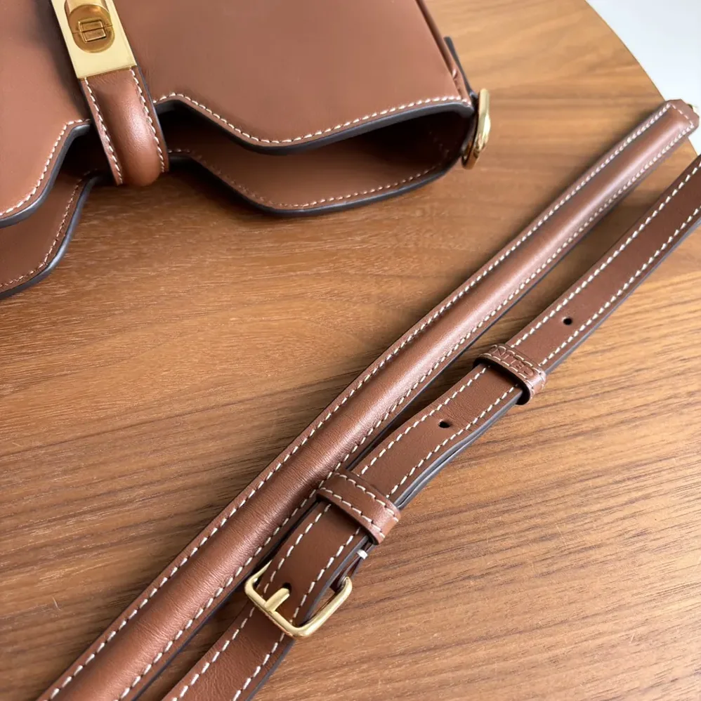 Celine Small Camille 16 Soft Bag in Smooth Calfskin for Women in Brown Celine Small Camille 16 Soft Bag in Smooth Calfskin for Women in Brown