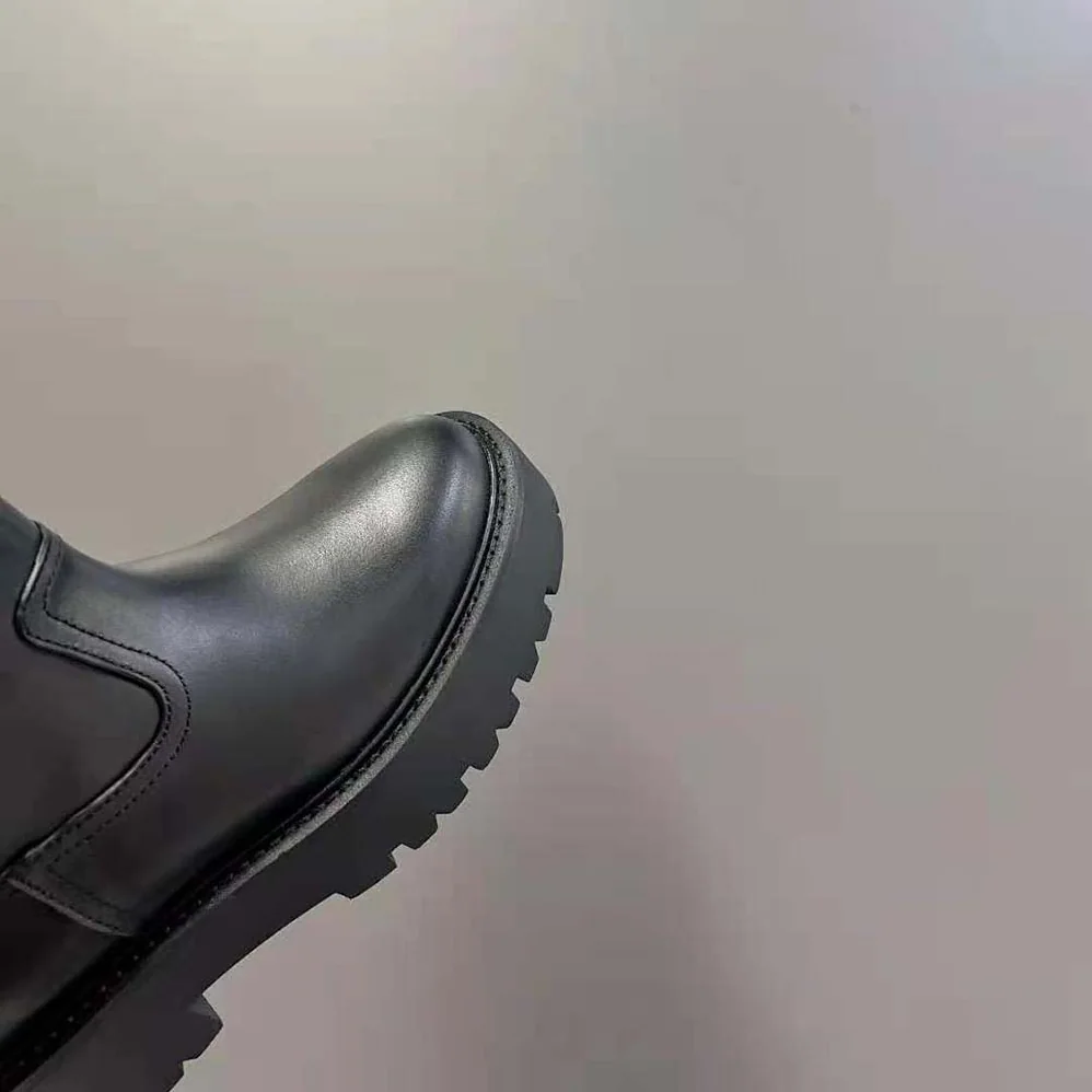 Celine Bulky Buckled High Boot in Calfskin for Women Celine Bulky Buckled High Boot in Calfskin for Women