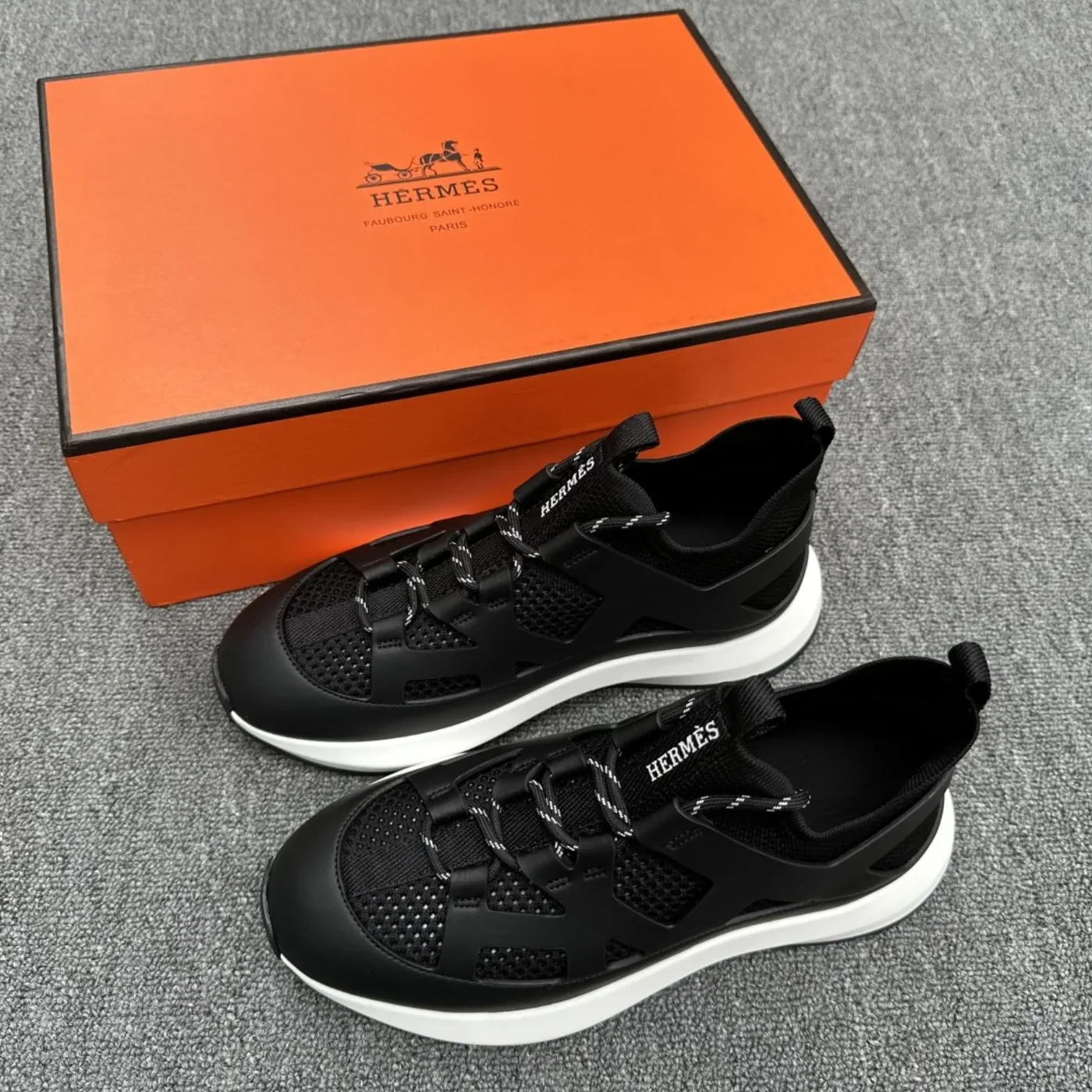Hermes Katana Sneakers Black
