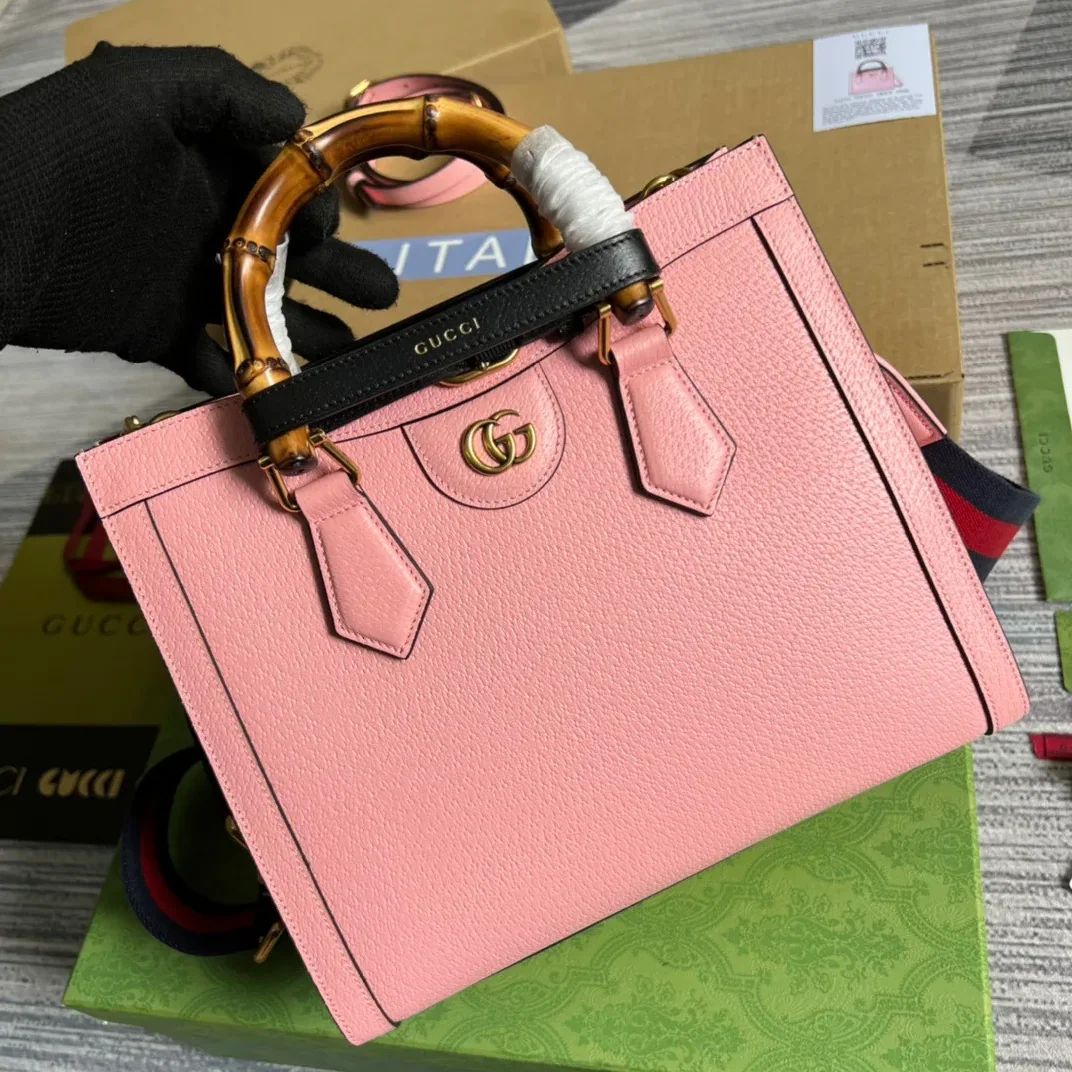 Gucci Diana Medium Tote Bag Pink Gucci Diana Medium Tote Bag Pink