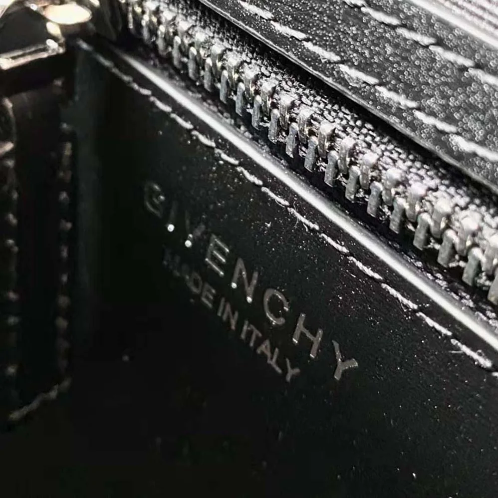 Givenchy Mini Antigona Lock Bag in Box Leather for Women in Black