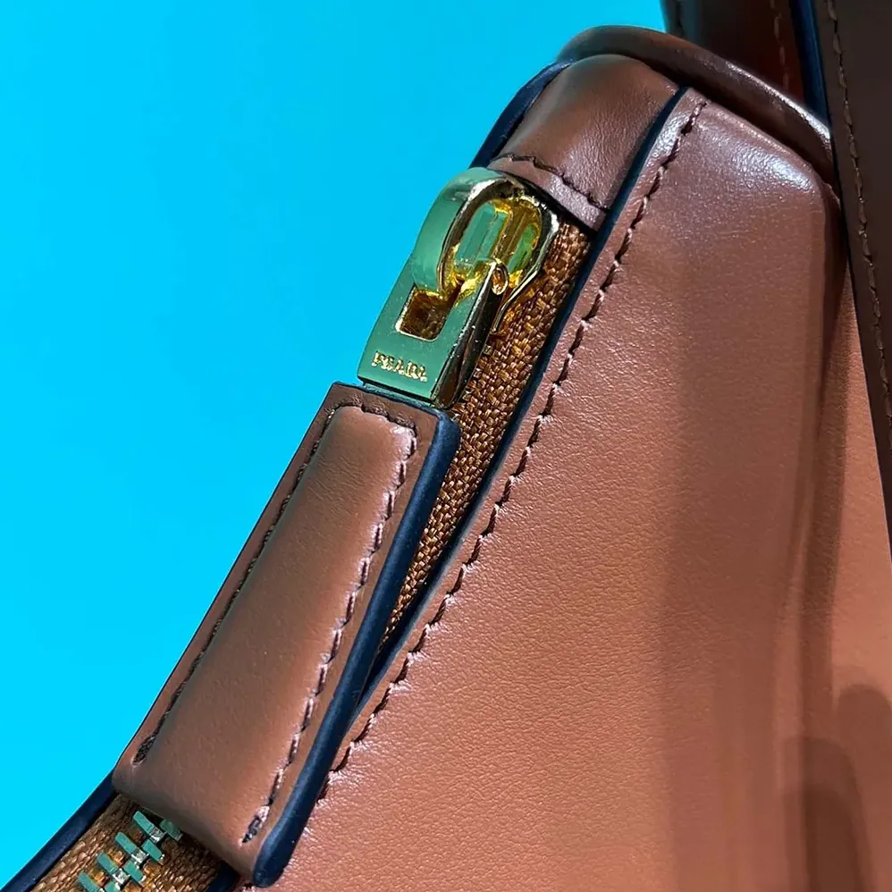 Prada Arqué Mini Leather Shoulder Bag for Women Prada Arqué Mini Leather Shoulder Bag for Women