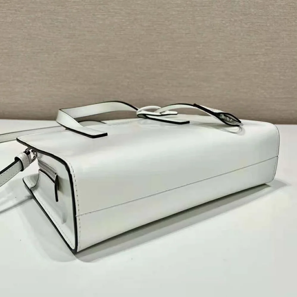 Prada Re-Edition 1995 Brushed-Leather Mini Handbag for Women in White