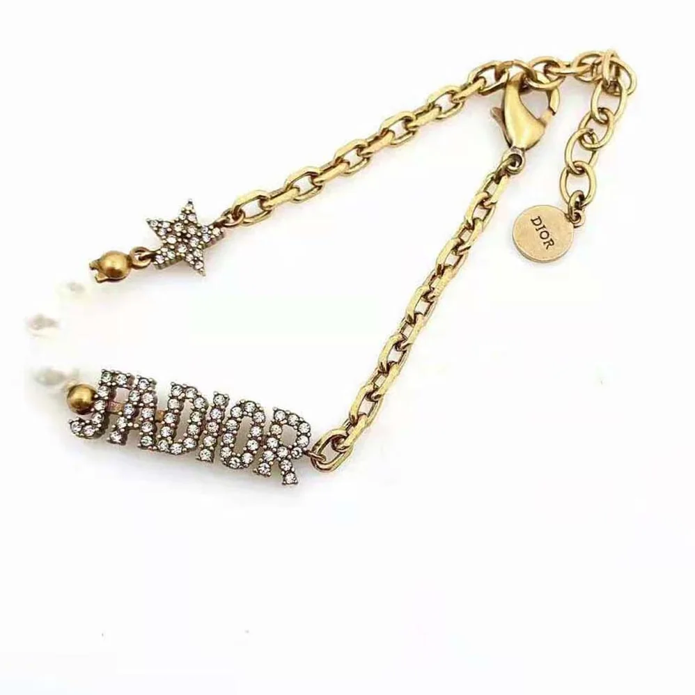 Dior J'Adior Bracelet Antique Gold for Women in Finish Metal Dior J'Adior Bracelet Antique Gold for Women in Finish Metal