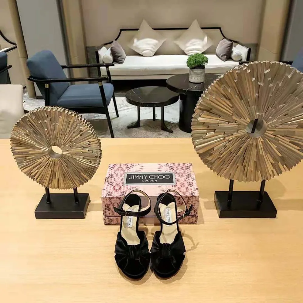 Jimmy Choo Heloise 120 Black Velvet Platform Sandals for Women Jimmy Choo Heloise 120 Black Velvet Platform Sandals for Women