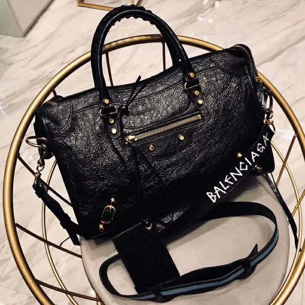 Balenciaga Classic Gold City S for Women in Black Balenciaga Classic Gold City S for Women in Black