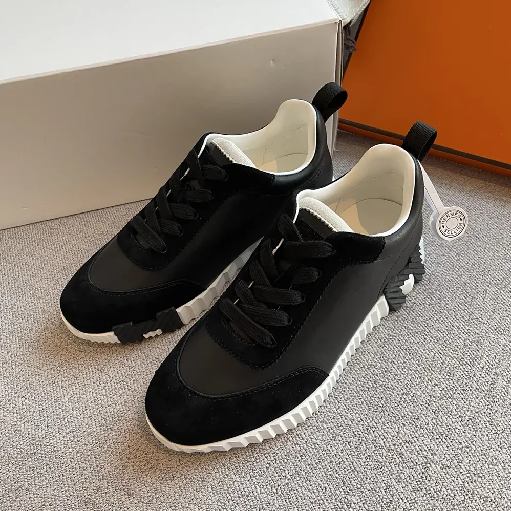 Hermes Bouncing Sneaker-Black H242250Z for Unisex Hermes Bouncing Sneaker-Black H242250Z for Unisex
