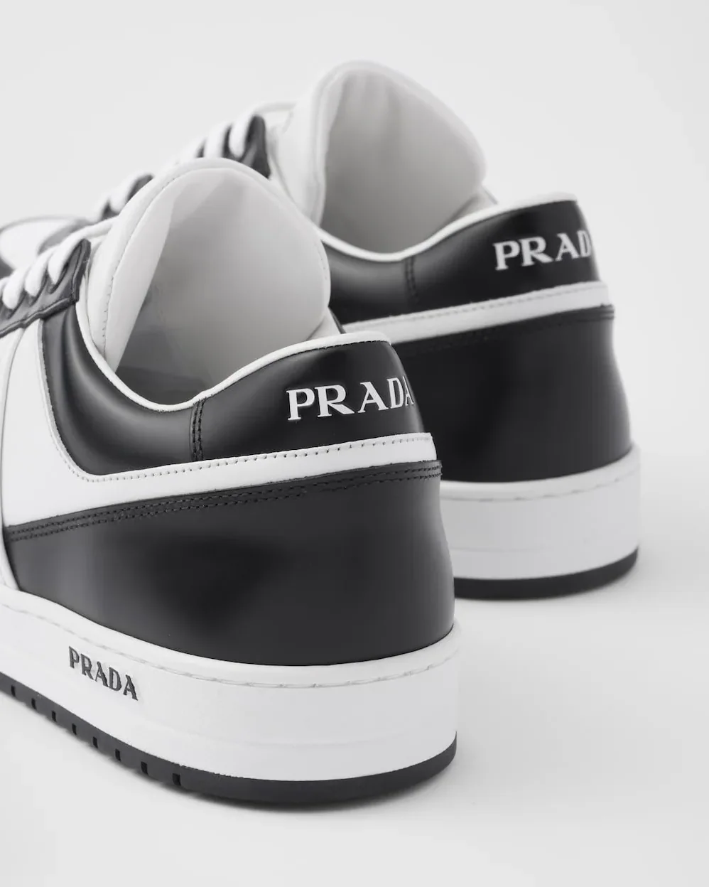 Prada Downtown Leather Sneakers White/Black 2EE364_3LKG_F0T8F_F_D001 Prada Downtown Leather Sneakers White/Black 2EE364_3LKG_F0T8F_F_D001