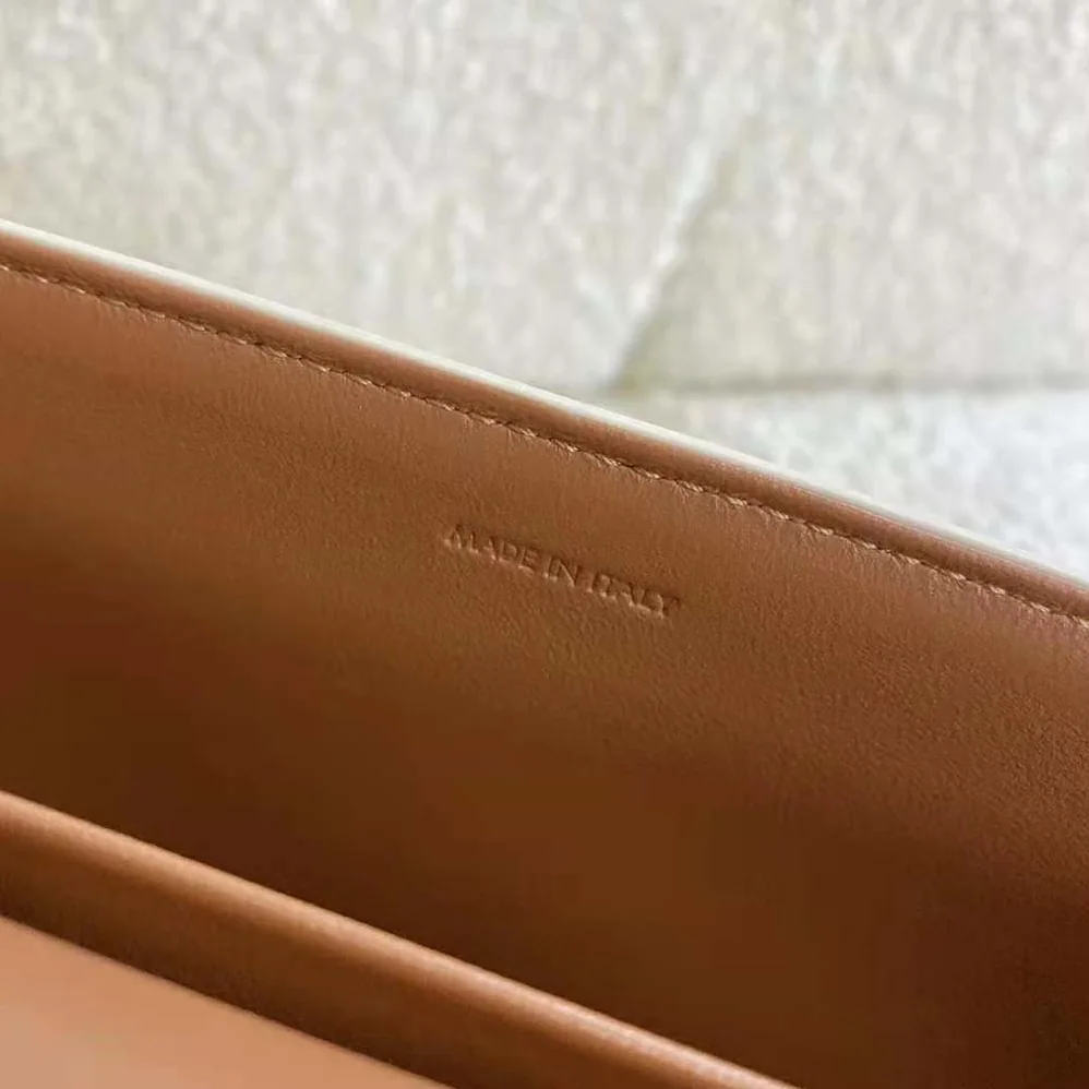 Celine Triomphe Shoulder Bag in Triomphe Canvas and Calfksin for Women in White