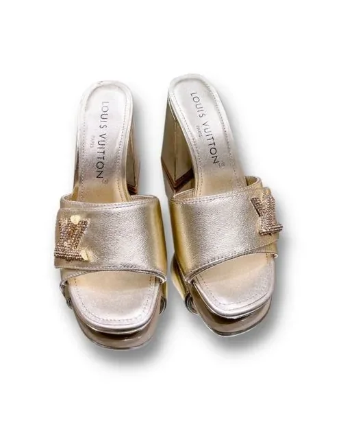 Louis Vuitton Shake Mule Gold Louis Vuitton Shake Mule Gold