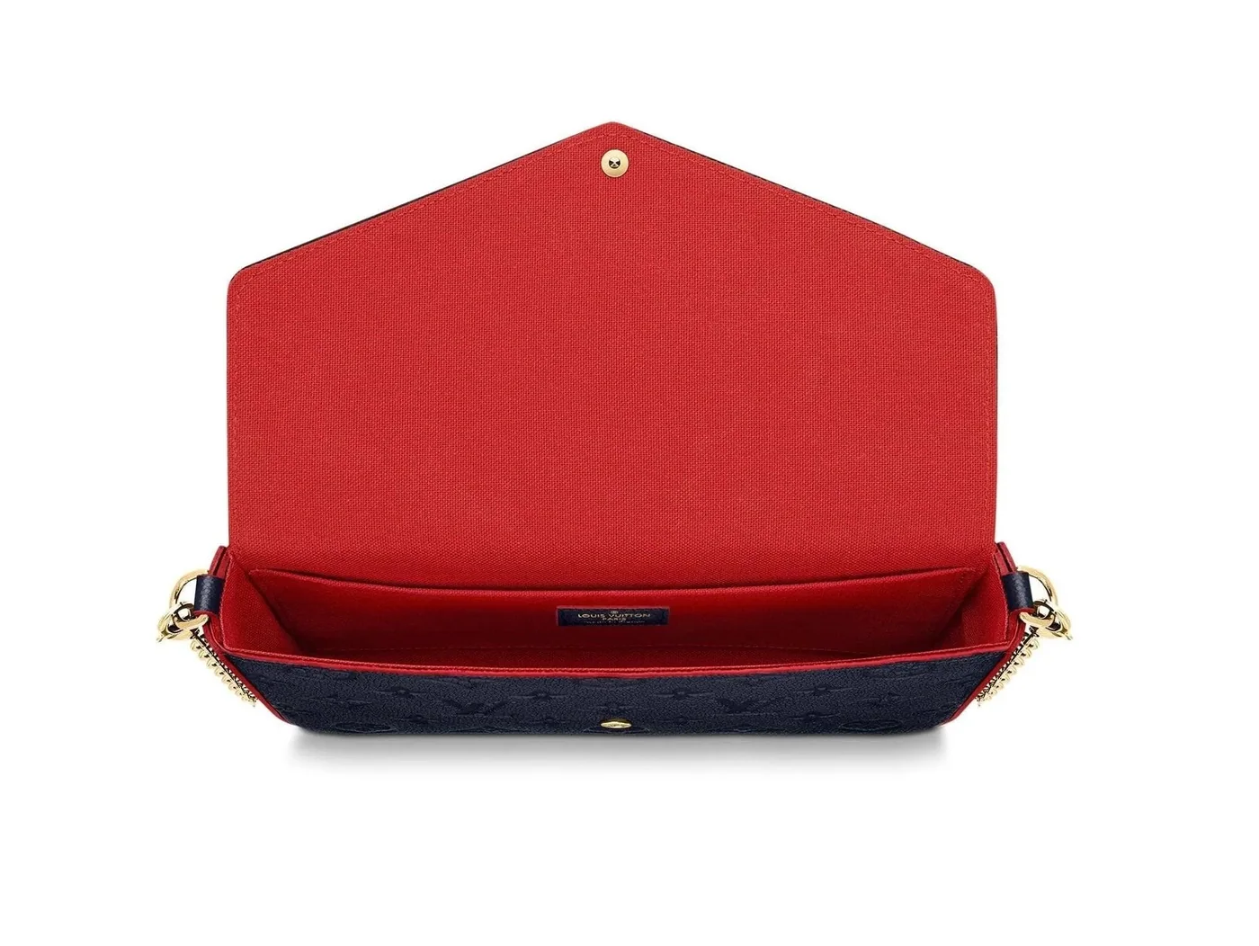 Félicie Pochette Navy Blue Monogram
