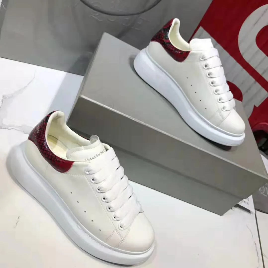 Alexander Mcqueen Oversized Sneaker White Smooth Calfskin Leather Sneaker for Men Alexander Mcqueen Oversized Sneaker White Smooth Calfskin Leather Sneaker for Men