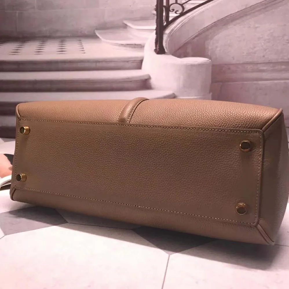 Celine Medium16 Bag in Grained Calfskin for Women in Brown Celine Medium16 Bag in Grained Calfskin for Women in Brown