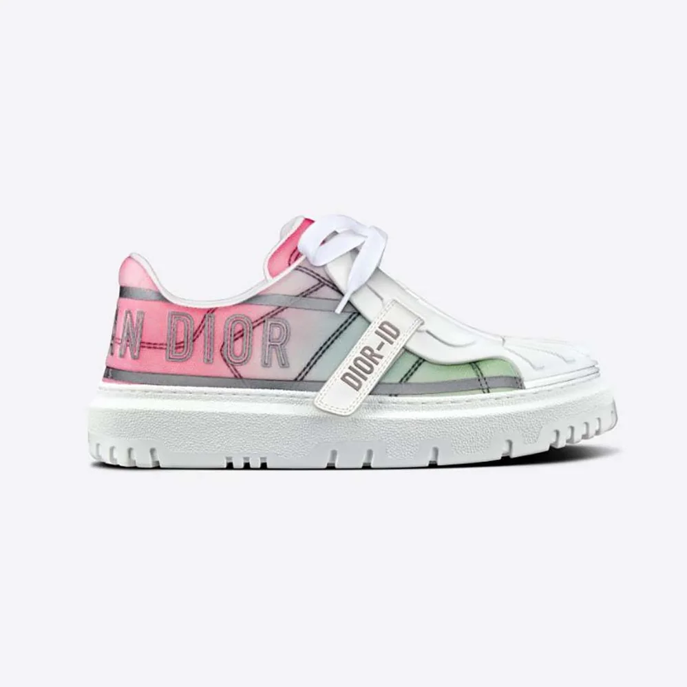 Dior Dior-id Sneaker Multicolor Gradient and Reflective Technical Fabric for Women Dior Dior-id Sneaker Multicolor Gradient and Reflective Technical Fabric for Women