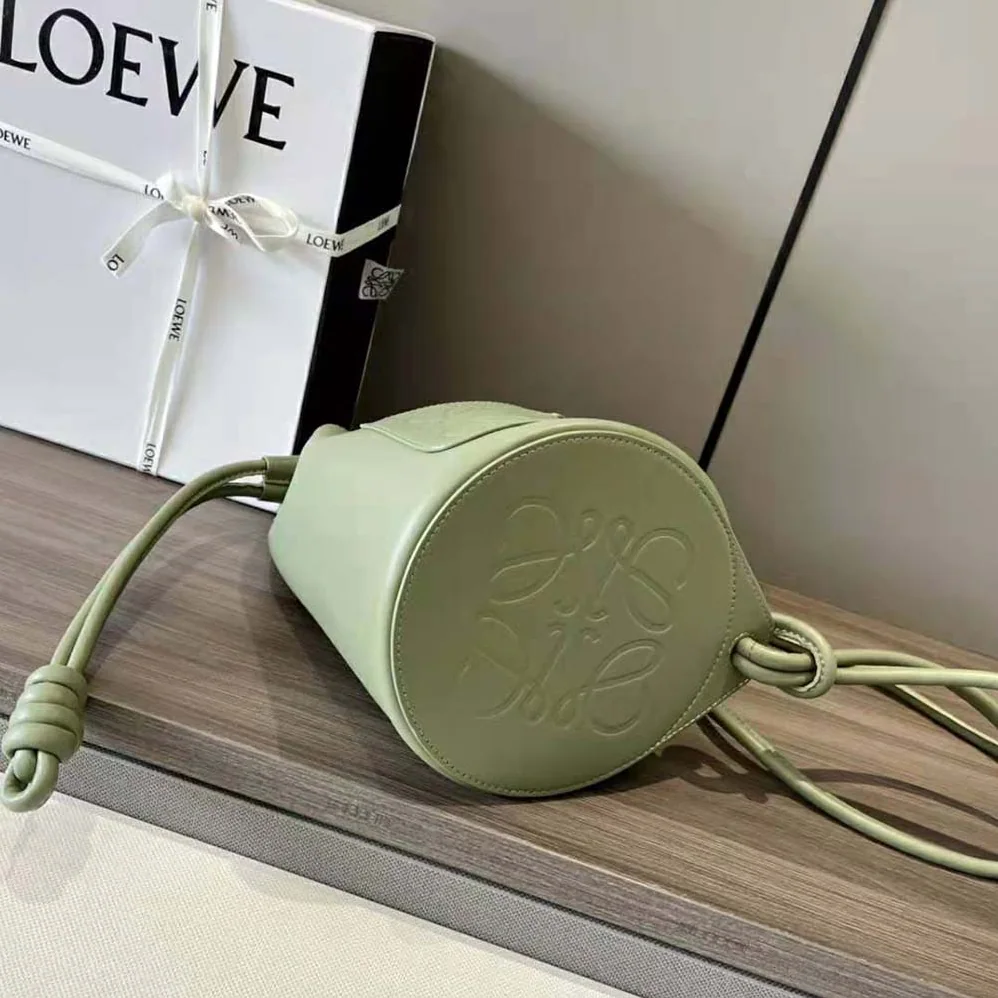 Loewe Small Sailor Bag in Nappa Calf for Women in Lime Loewe Small Sailor Bag in Nappa Calf for Women in Lime