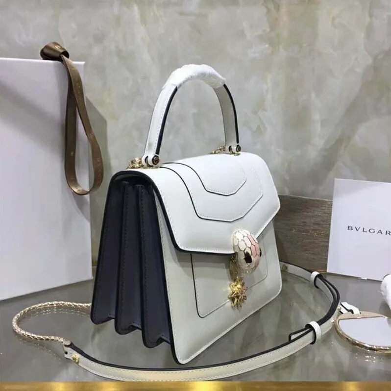 Bvlgari Serpenti Forever Crossbody Bag Pop Wishes in White for Women