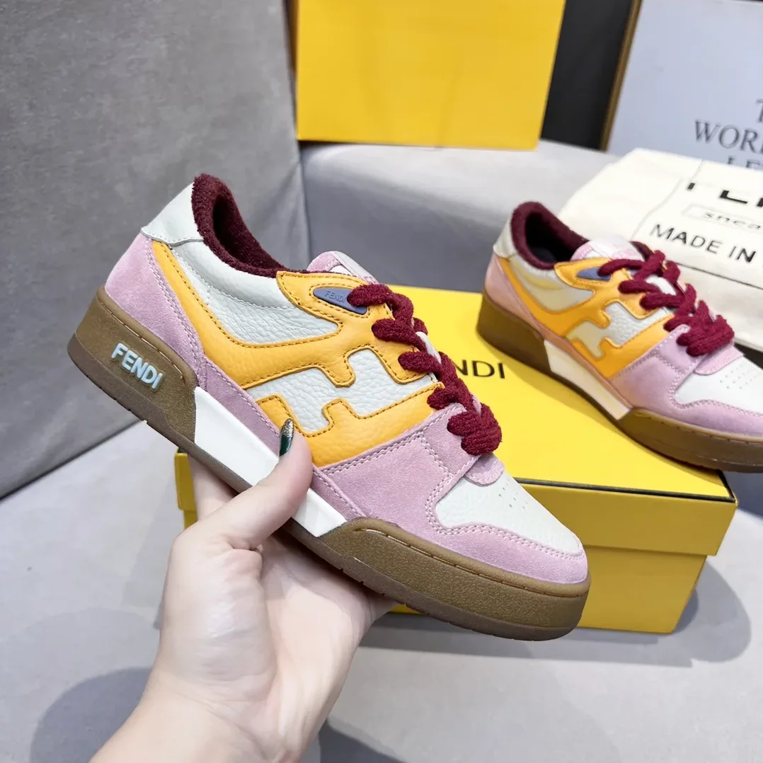 Fendi FD Fendi Match Low Tops Sneakers Pink