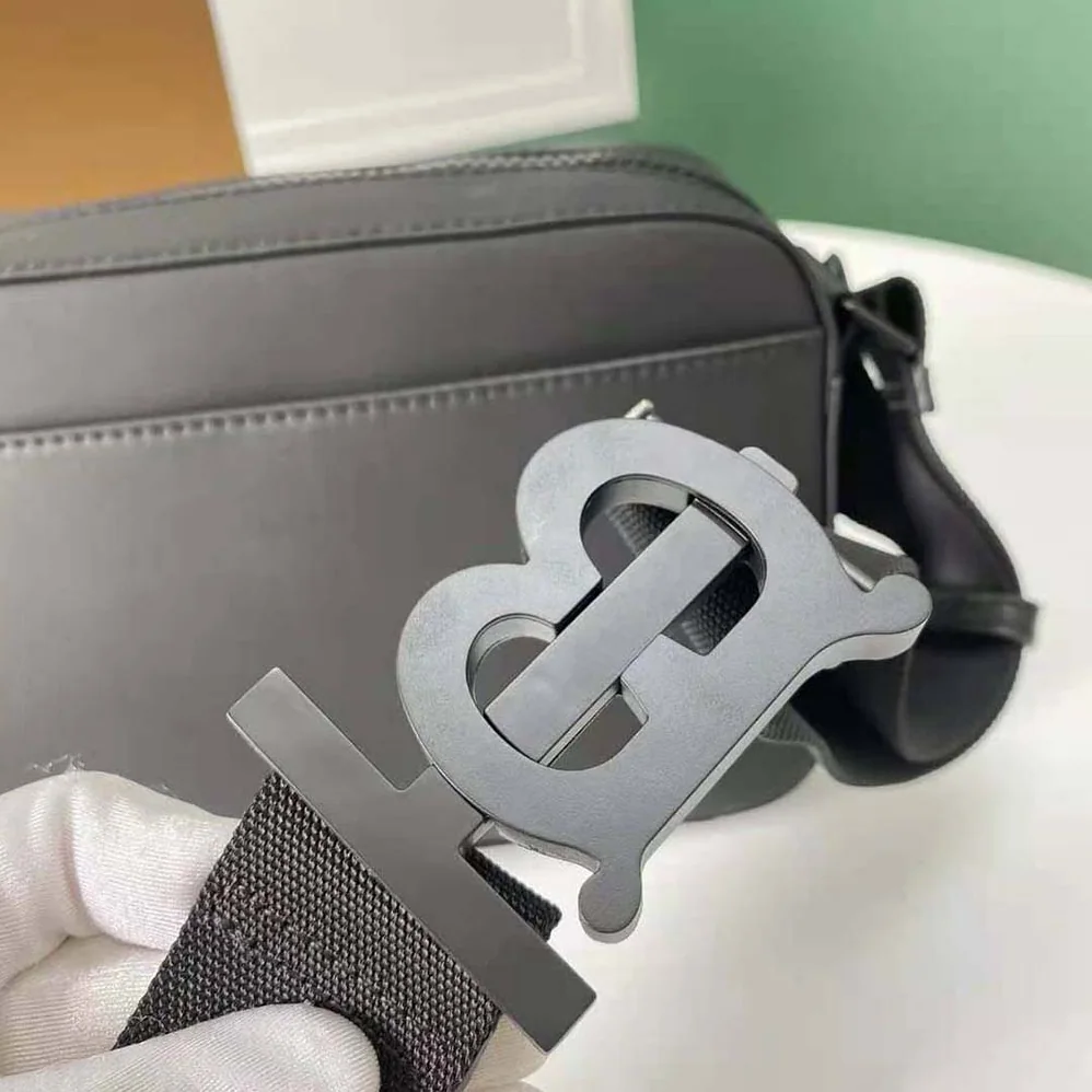 Burberry Horseferry Print Nylon Crossbody Bag for Men in Black
