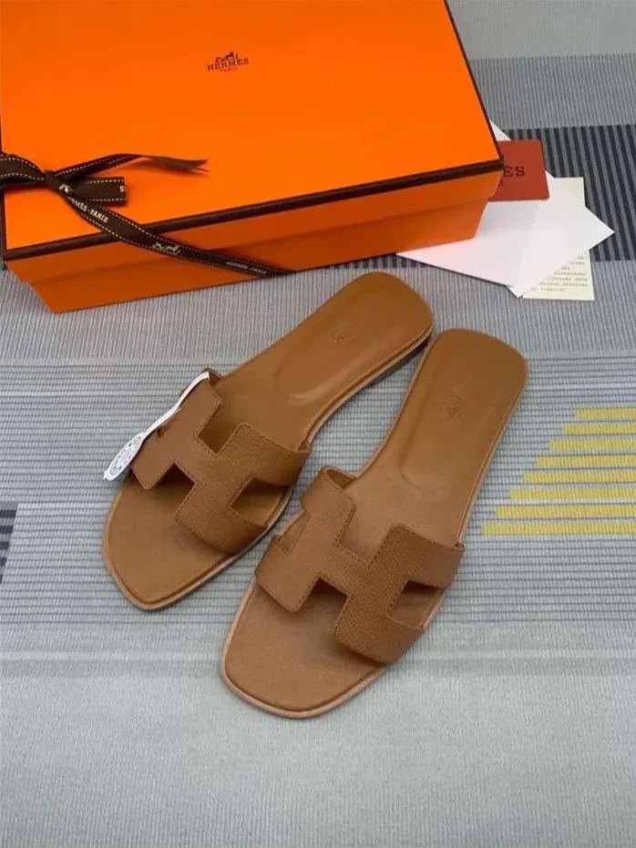 Hermes Oran Sandal Dark Brown Hermes Oran Sandal Dark Brown
