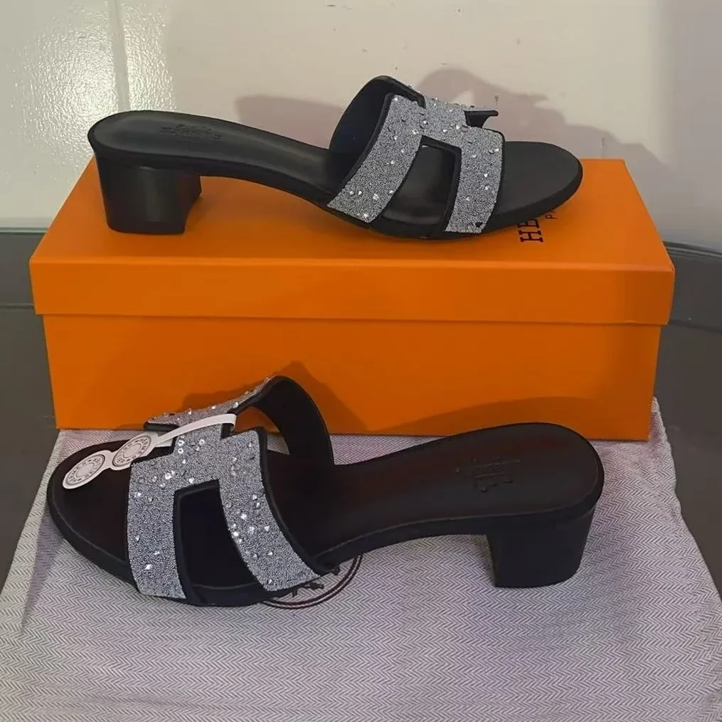 Hermes Oasis Sandal Black , Shoes for Women Hermes Oasis Sandal Black , Shoes for Women