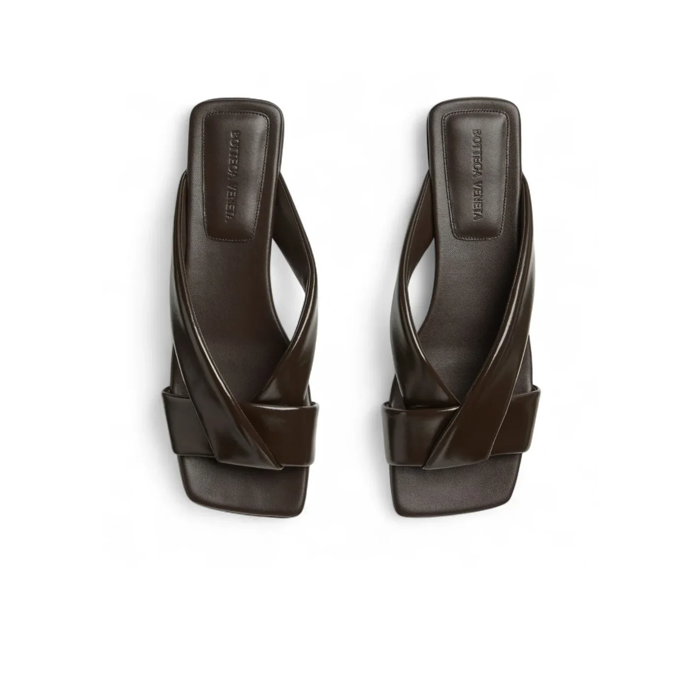 Bottega Veneta Riva Flat Mule Fondant Bottega Veneta Riva Flat Mule Fondant
