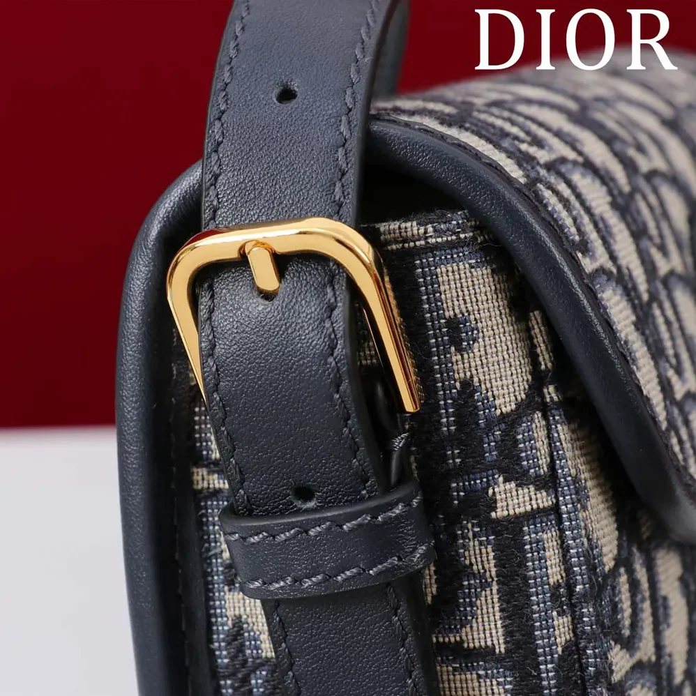 Dior Bobby East-West Bag Blue Dior Oblique Jacquard for Women