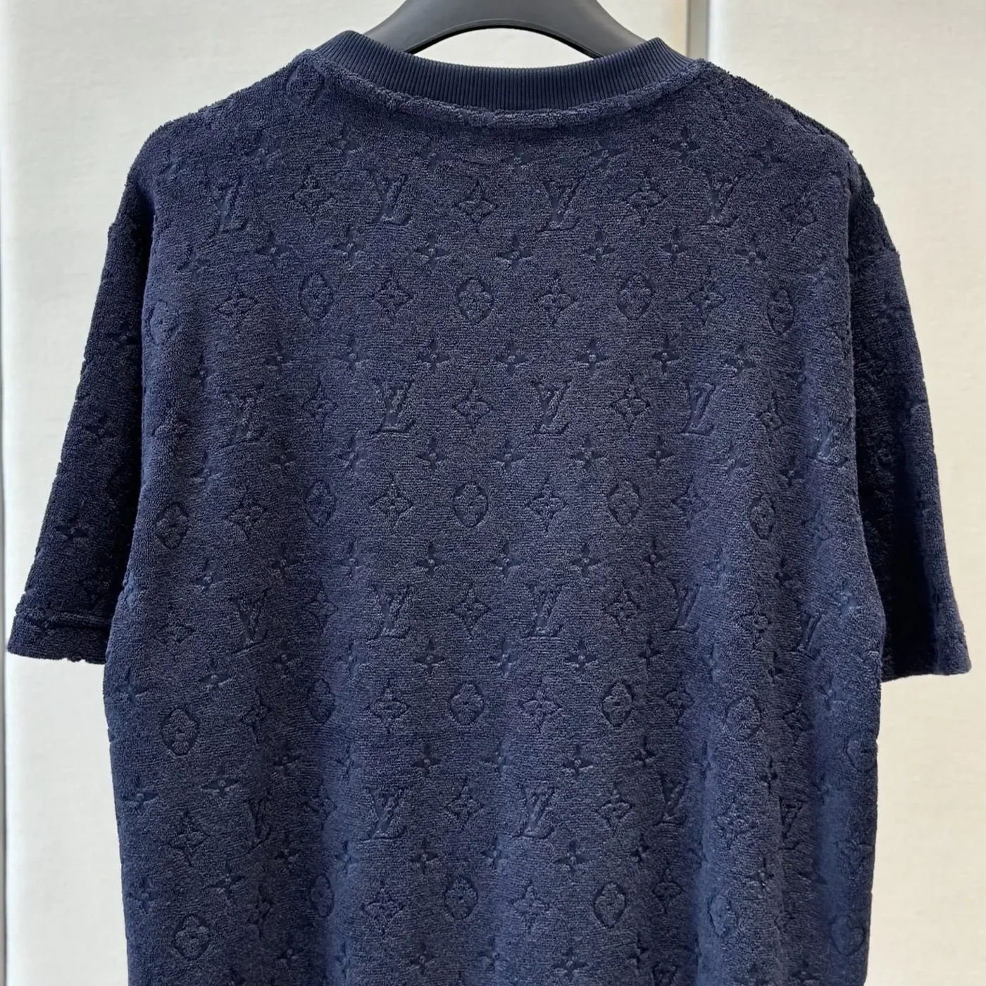 Louis Vuitton Monogram Toweling Effect T in Shirt Navy Louis Vuitton Monogram Toweling Effect T in Shirt Navy