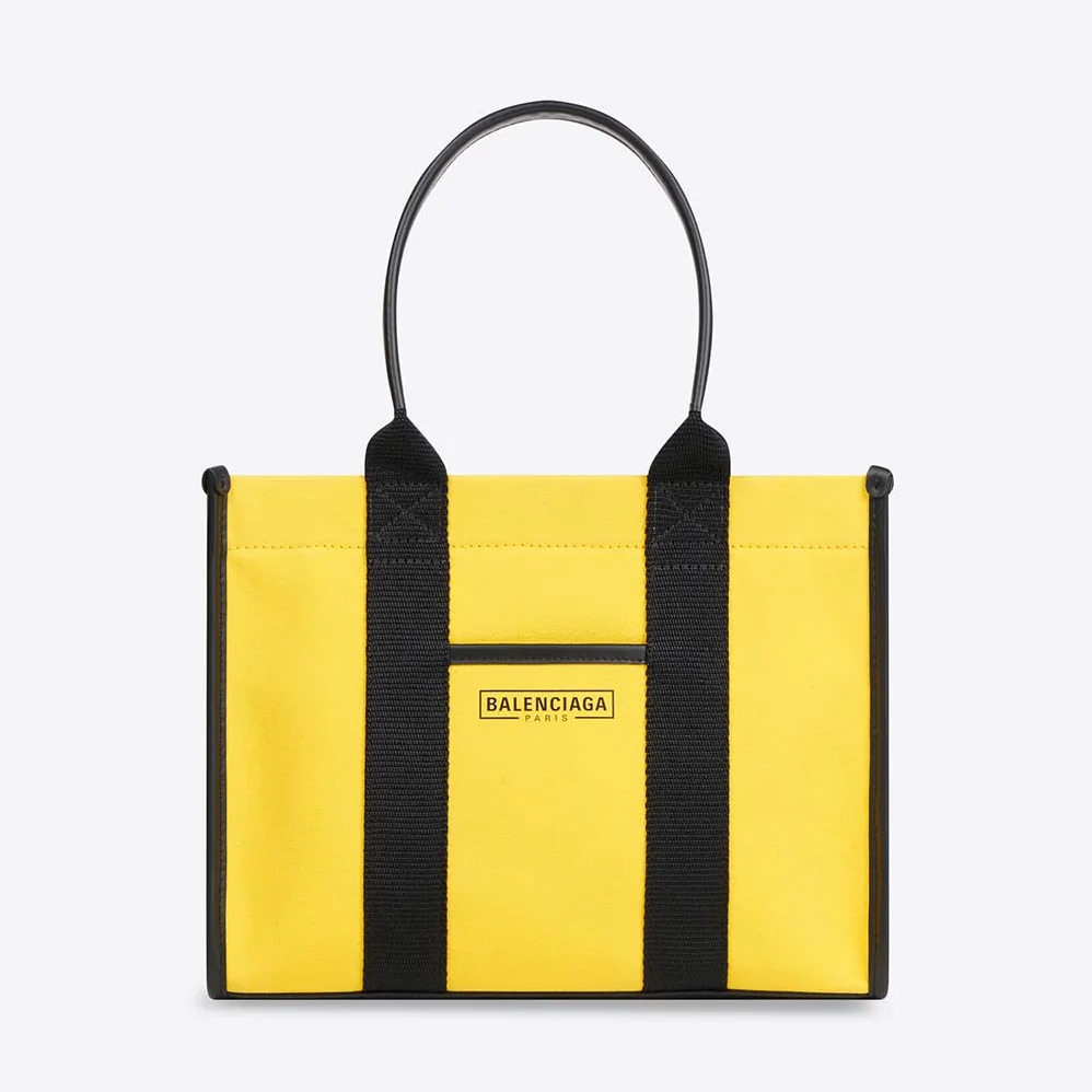 Balenciaga Hardware Small Tote Bag With Strap in Yellow for Women Balenciaga Hardware Small Tote Bag With Strap in Yellow for Women