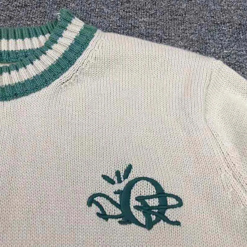 Dior Cactus Jack Dior Sweater White Cashmere Jersey for Men