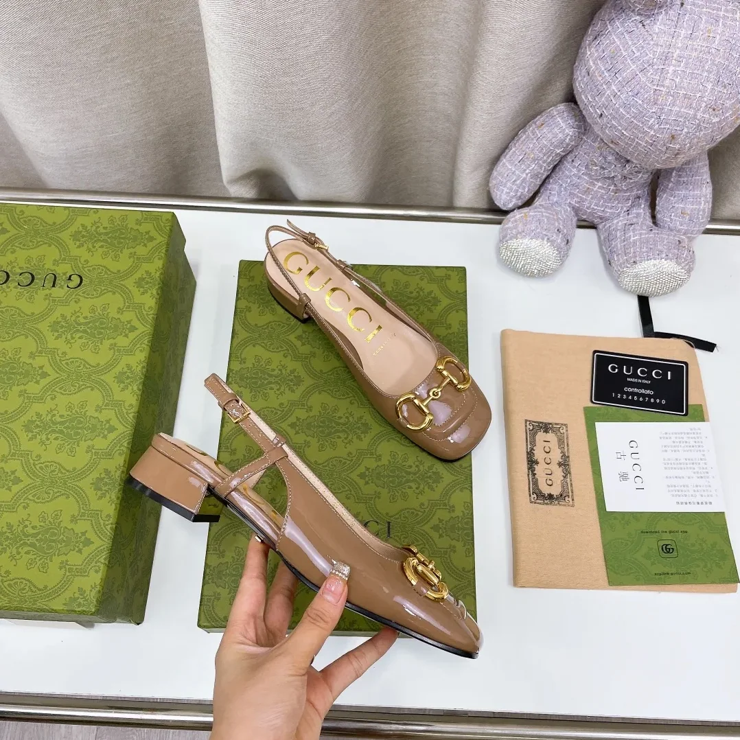 Gucci Slingback With Horsebit Green for Women