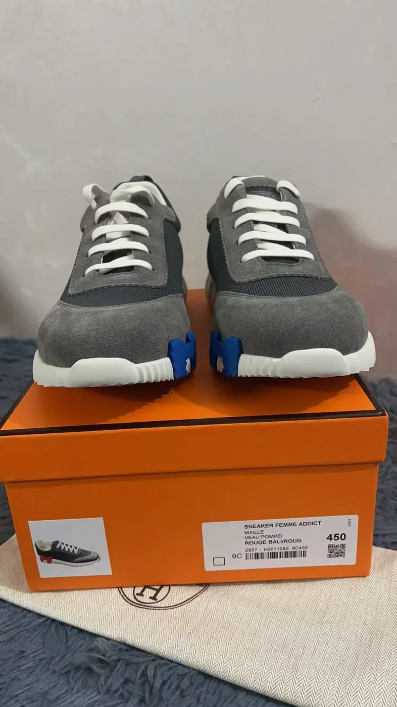 Hermes Bouncing Sneakers Grey