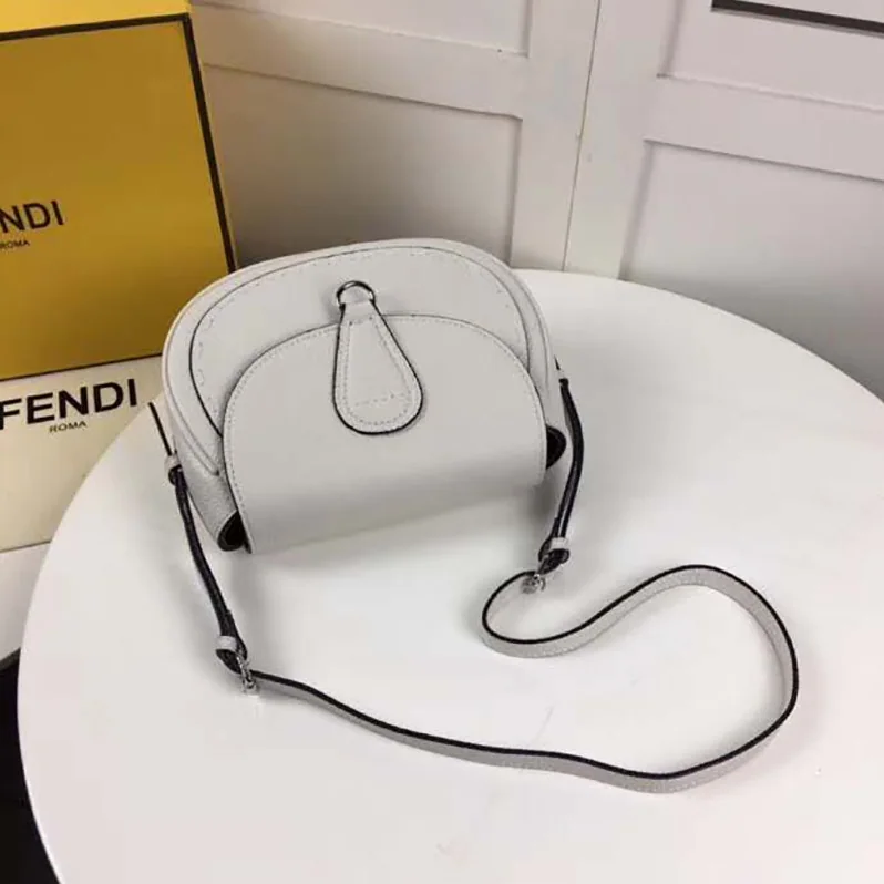 Fendi Shoulder Bag in Calf Leather for Women in White