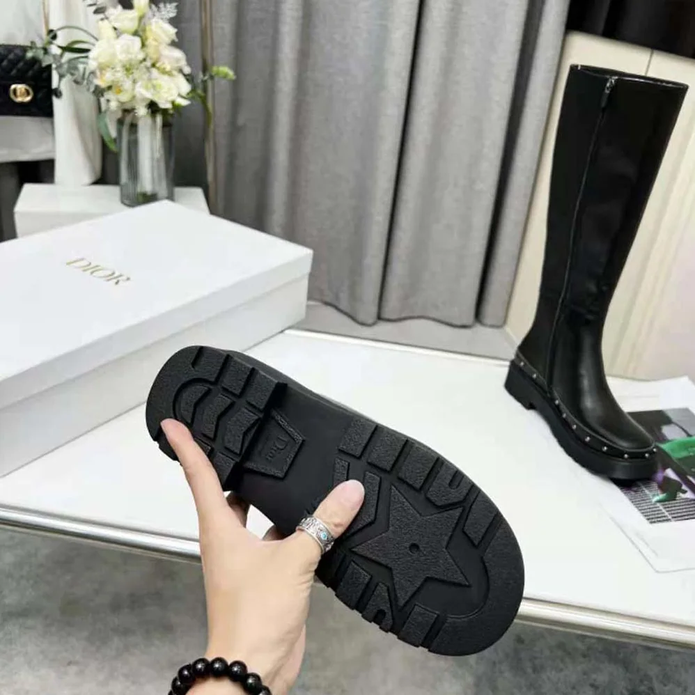 Dior Diorquake Boot Black Calfskin for Women