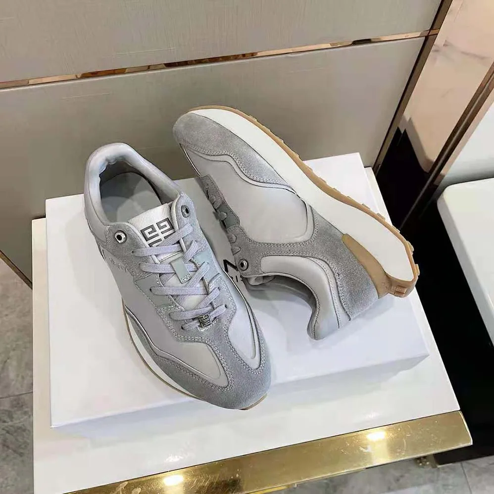 Givenchy Giv Runner Sneakers in Suede Leather and Nylon for Men Givenchy Giv Runner Sneakers in Suede Leather and Nylon for Men