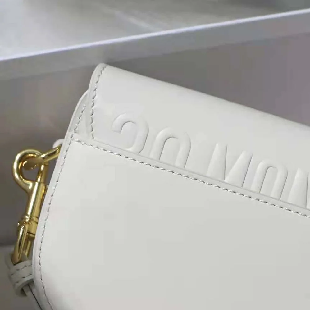 Dior Bobby East-West Bag Box Calfskin for Women in White Dior Bobby East-West Bag Box Calfskin for Women in White