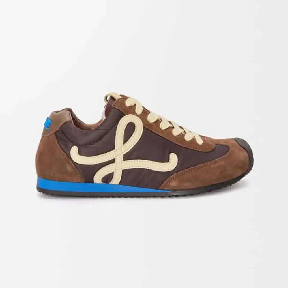 Loewe Ballet Runner 2.0 in Nylon and Calfskin for Unisex in Brown