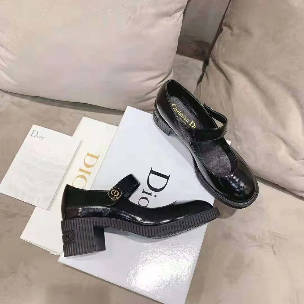 Dior D-Doll Pump Black Shiny Calfskin for Women Dior D-Doll Pump Black Shiny Calfskin for Women