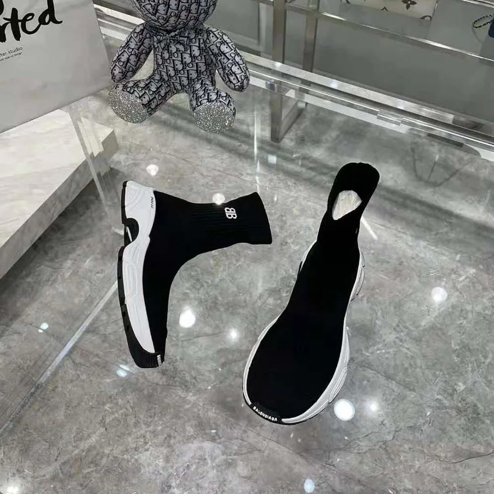 Balenciaga Speed 3.0 Sneaker in Black Recycled Knit for Women Balenciaga Speed 3.0 Sneaker in Black Recycled Knit for Women