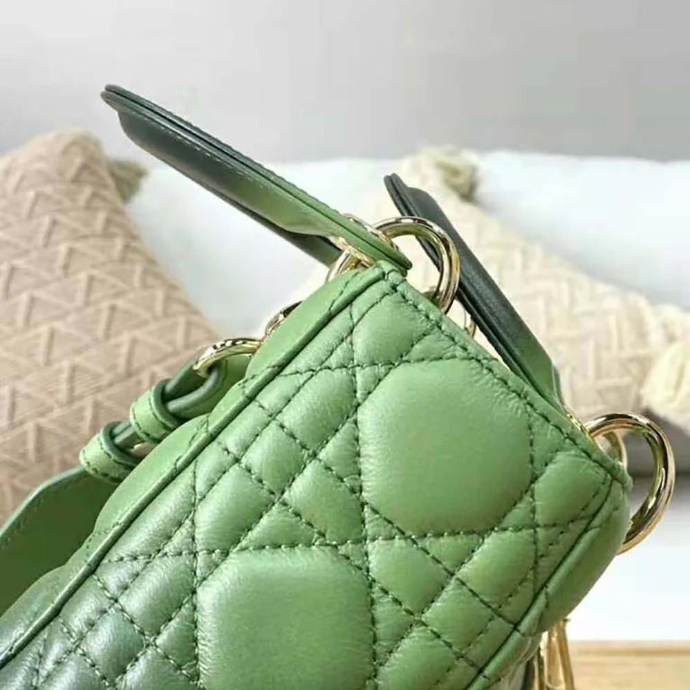 Dior my Abcdior Bag Green Gradient Cannage Lambskin for Women Dior my Abcdior Bag Green Gradient Cannage Lambskin for Women