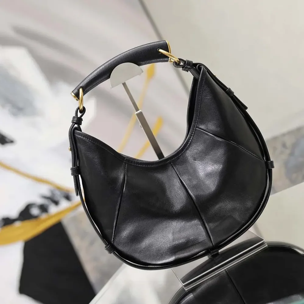 Saint Laurent YSL Mombasa Small In Leather for Women in Black