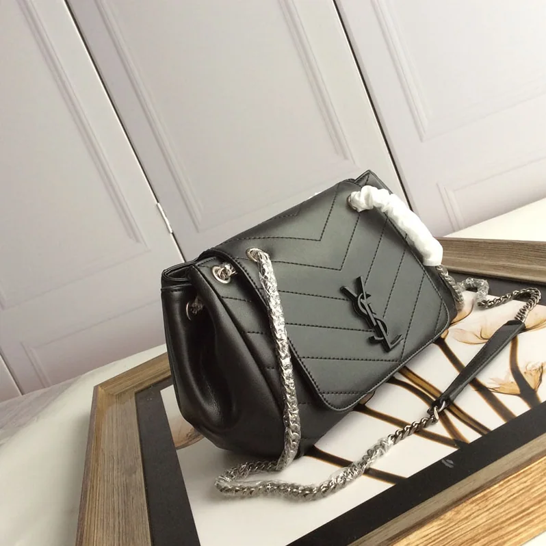 Saint Laurent YSL Nolita Small Bag Vintage Leather for Women in Black